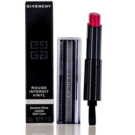 Givenchy Rouge Interdit Vinyl Color Enhancing Lipstick • Lipstick 